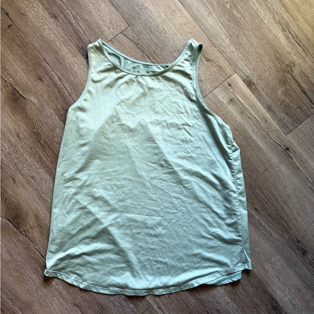 Eddie Bauer Green Sleeveless Tank Top
